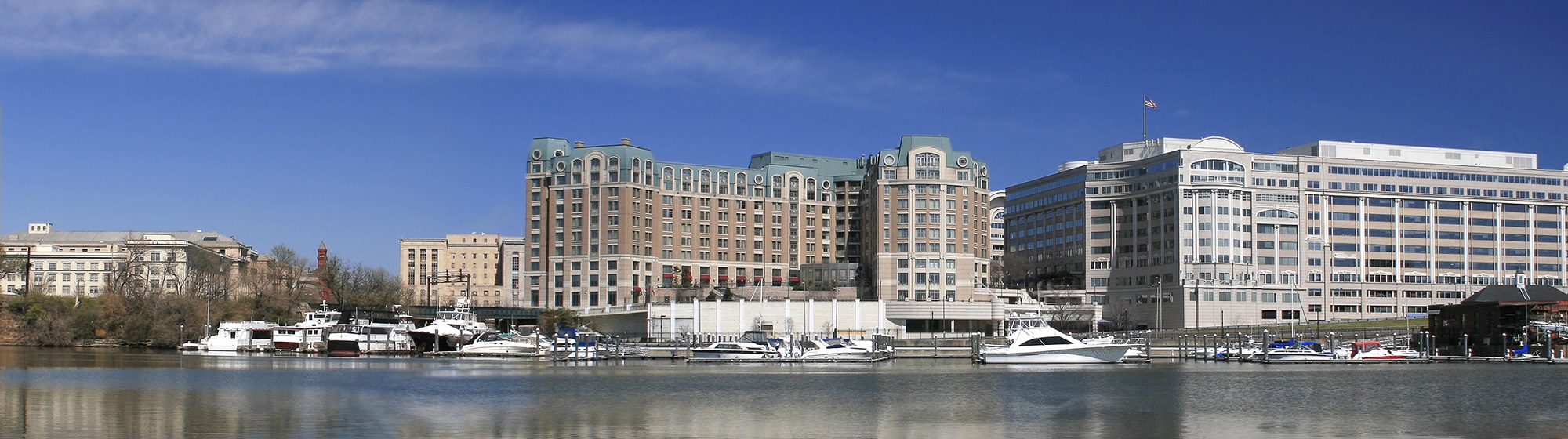 Panoramic shot of the wharf